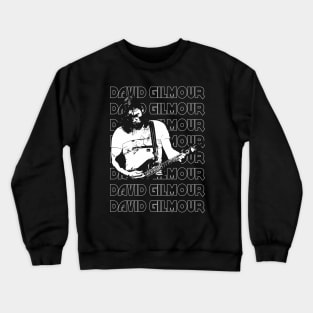 David gilmour, white | vintagemusic Crewneck Sweatshirt